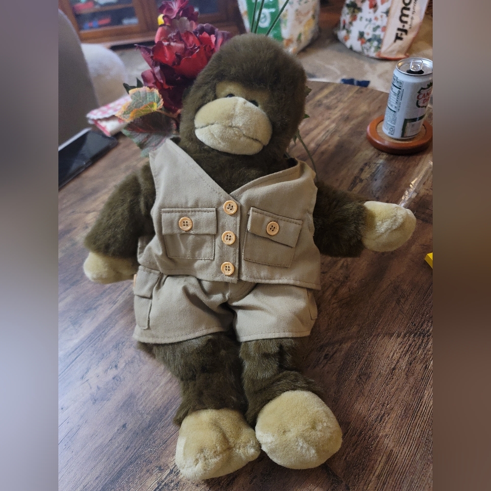 Vintage 1997 Build-A-Bear Chimp Plush